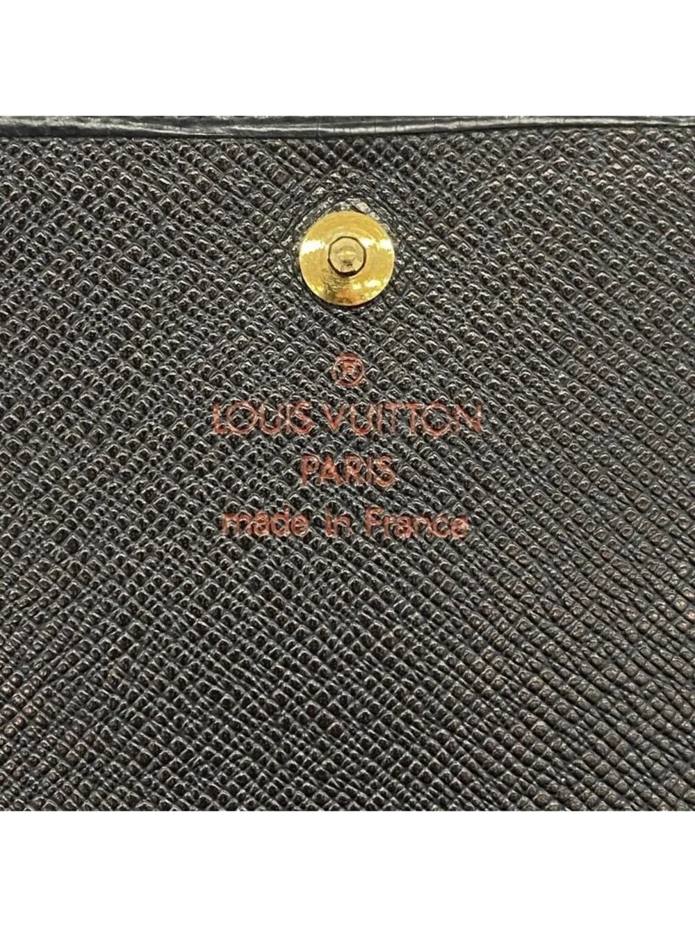 Louis Vuitton Wallet Epi Portefeuille Tresor Noir